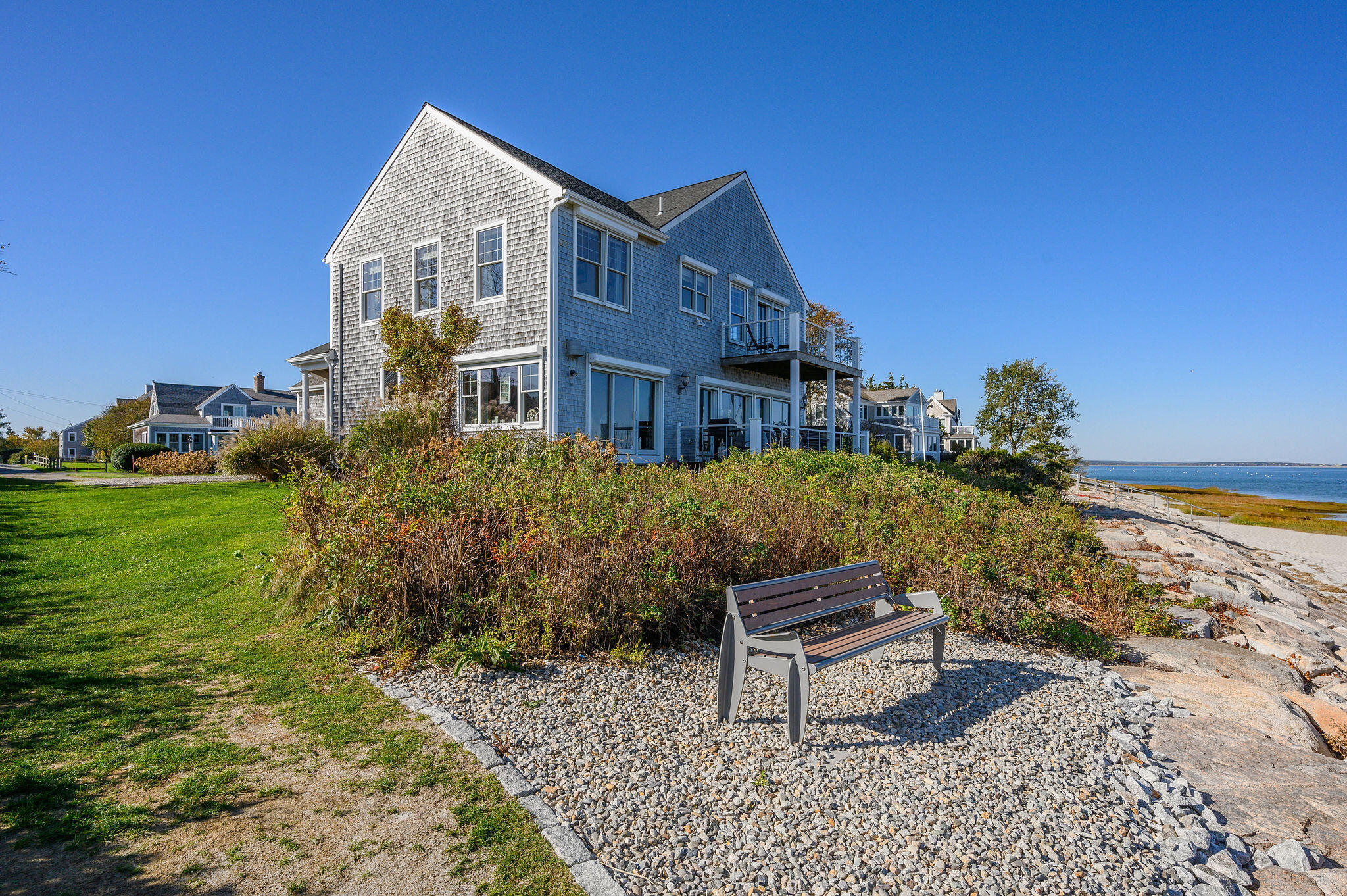 105 Harbor View Road Barnstable, MA 02630 - Photo 3 of 23 a house view with a garden space
