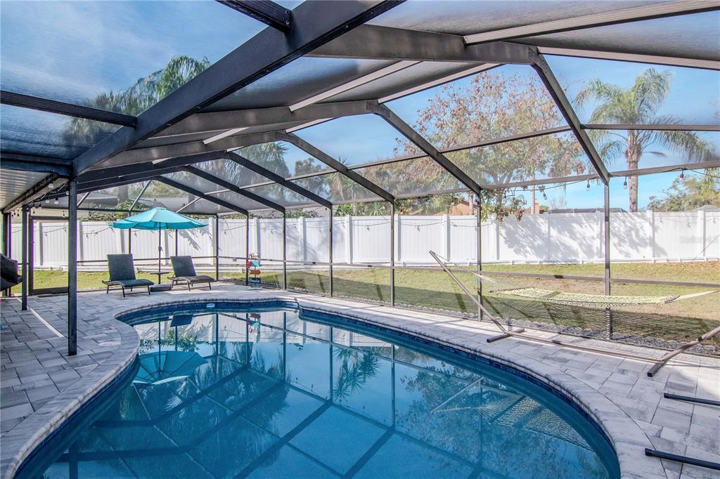 2604 Goldcrest Place Valrico, FL 33596 - Photo 36 of 72 a view of a swimming pool with a patio
