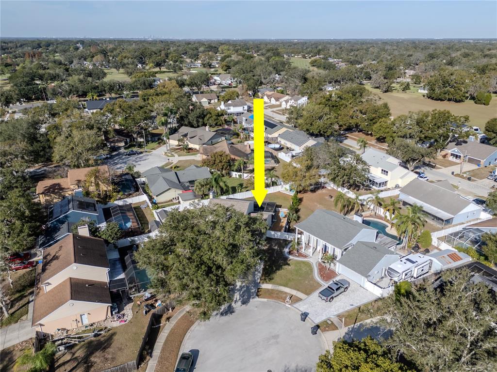 2604 Goldcrest Place Valrico, FL 33596 - Photo 54 of 72 an aerial view of a city with lots of residential buildings