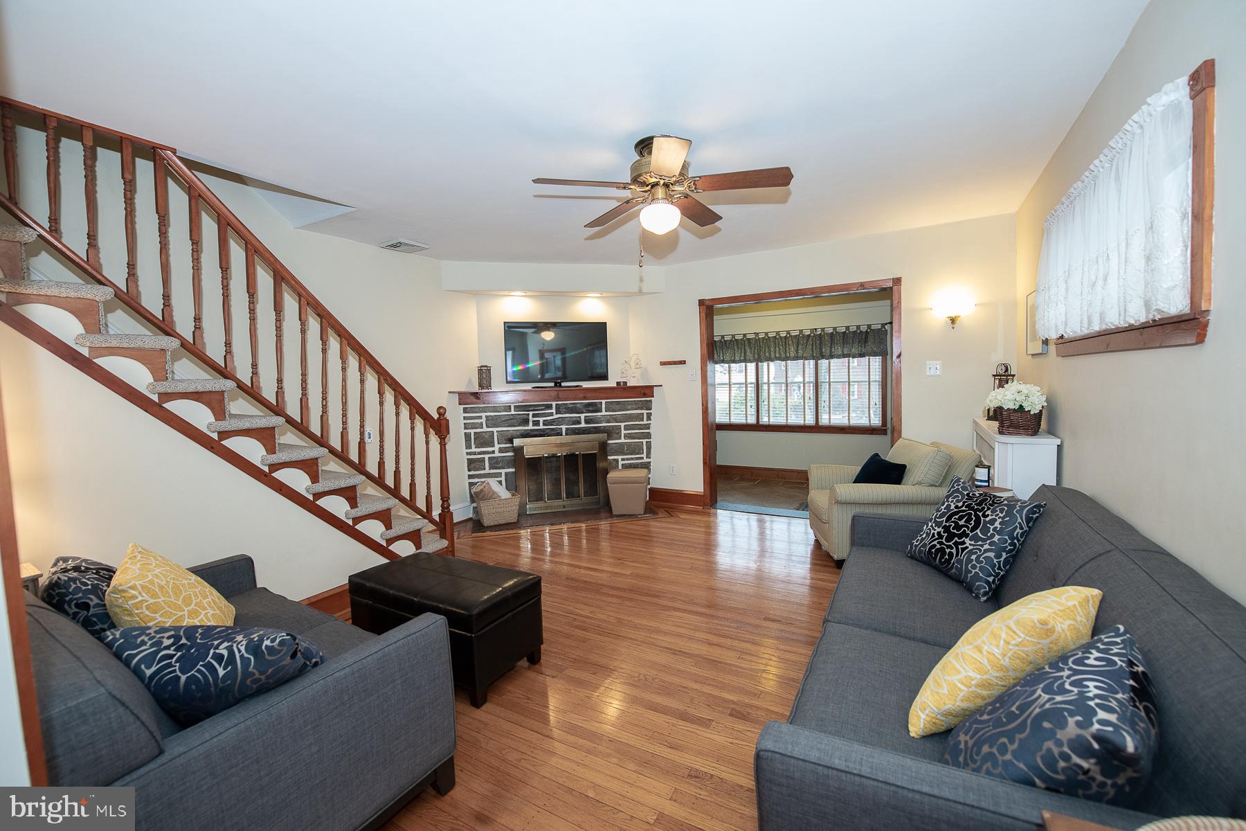 560 Wales Road Havertown, PA 19083 - Photo 14 of 69 a living room with furniture and wooden floor