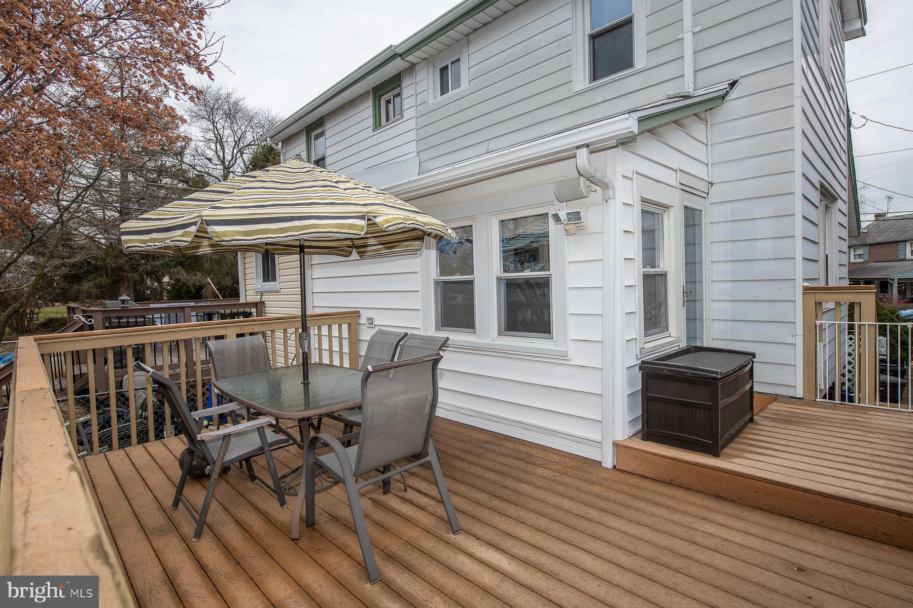 560 Wales Road Havertown, PA 19083 - Photo 59 of 69 a view of a patio on wooden deck