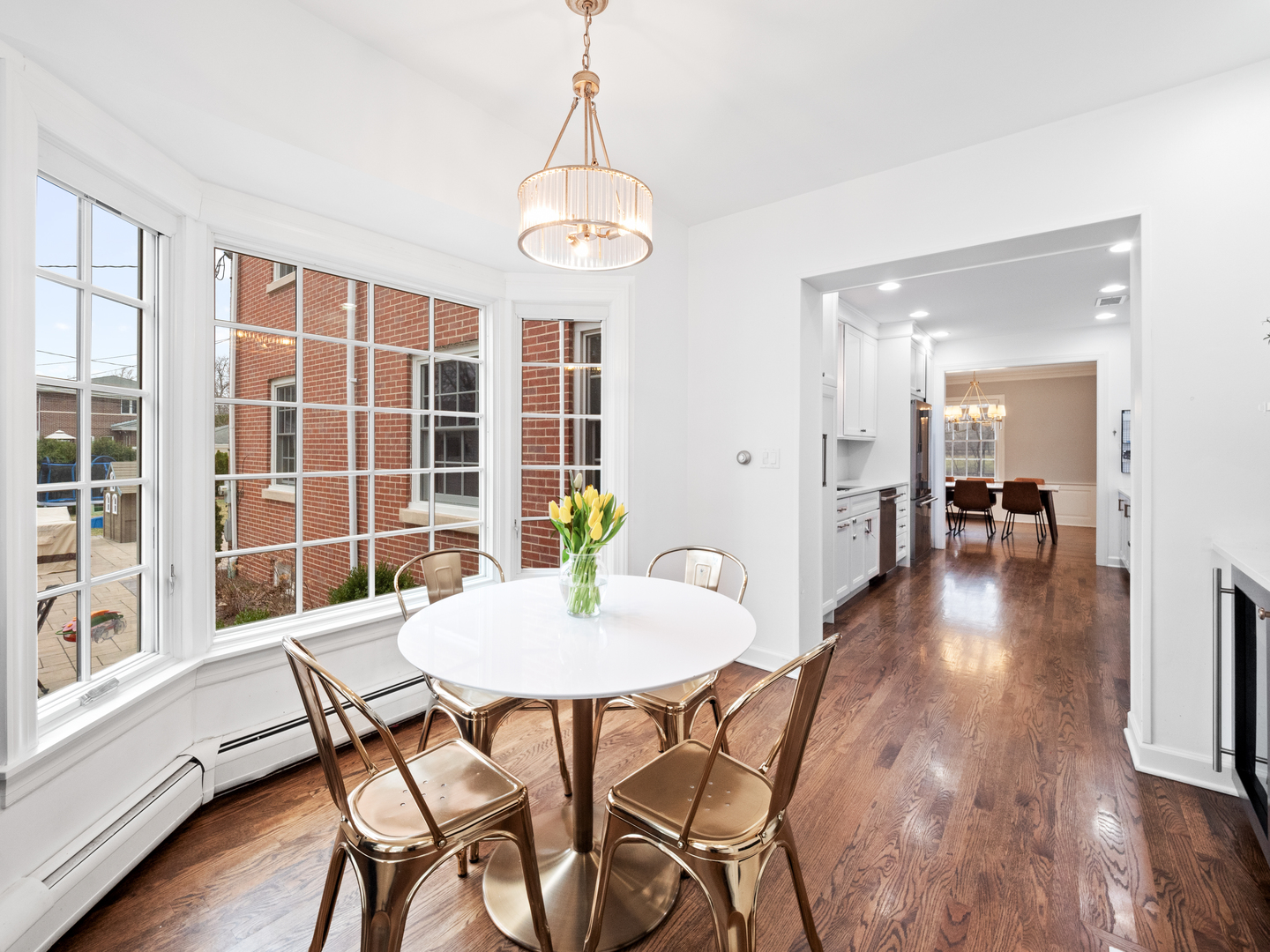 530 Grand Boulevard Park Ridge, IL 60068 - Photo 18 of 55 a view of a dining room with furniture window and wooden floor