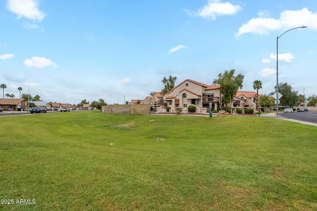 a view of a volley ball court