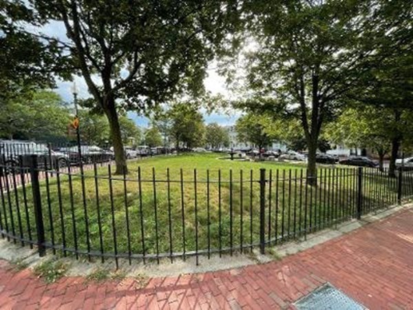 203 Lexington Street Boston, MA 02128 - Photo 23 of 24 a view of a backyard with a garden