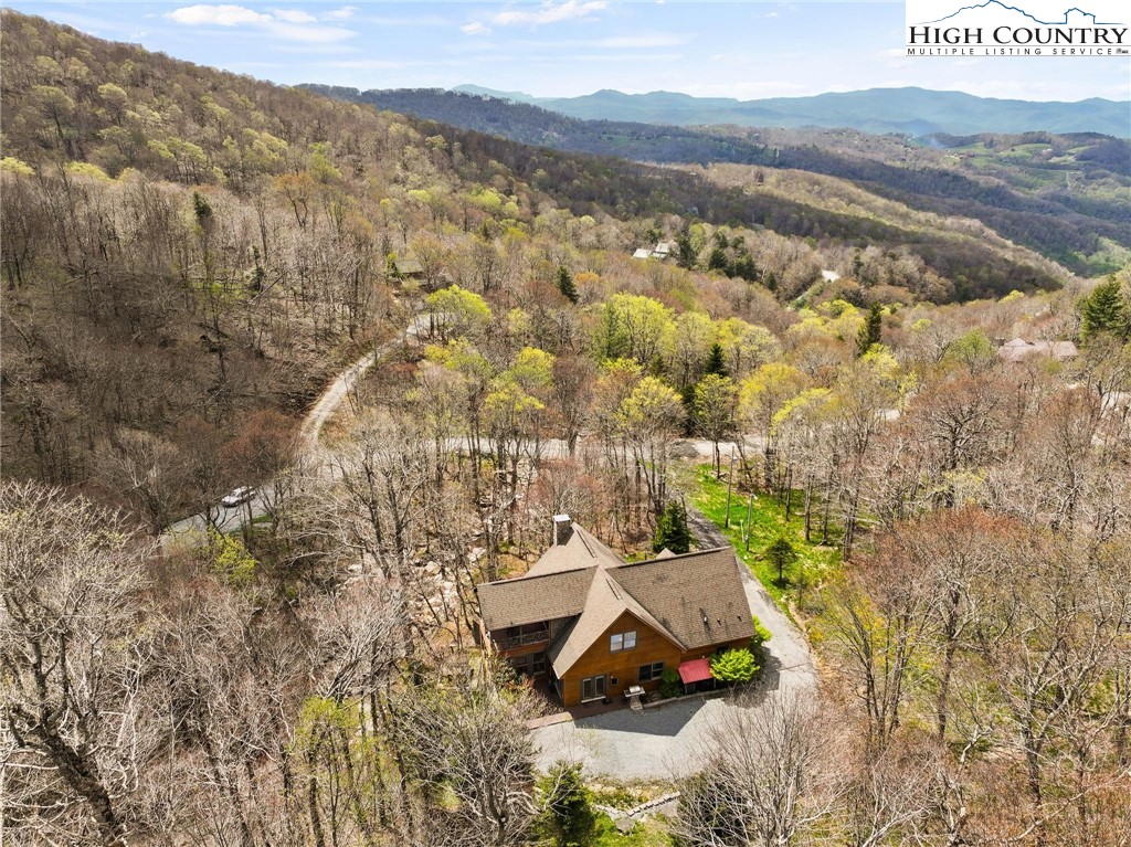 140 Spruce Hollow Road Beech Mountain, NC 28604 - Photo 47 of 50 a view of a city with mountain