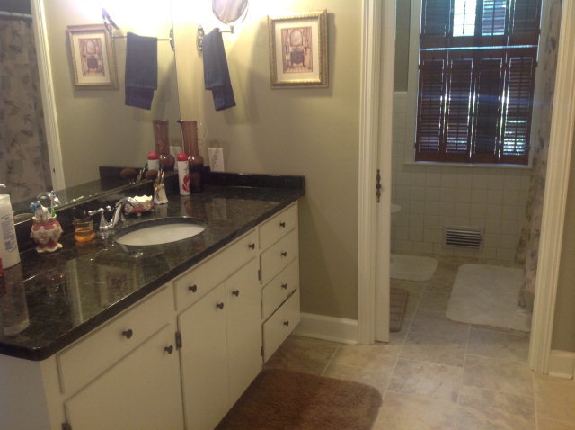 1868 Upper River Road Macon, GA 31211 - Photo 19 of 33 a bathroom with a sink and a mirror
