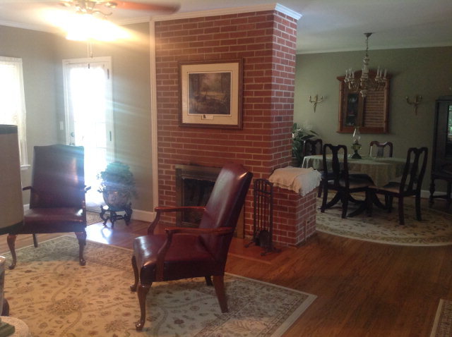 1868 Upper River Road Macon, GA 31211 - Photo 10 of 33 a outdoor living space with furniture potted plant and a lamp