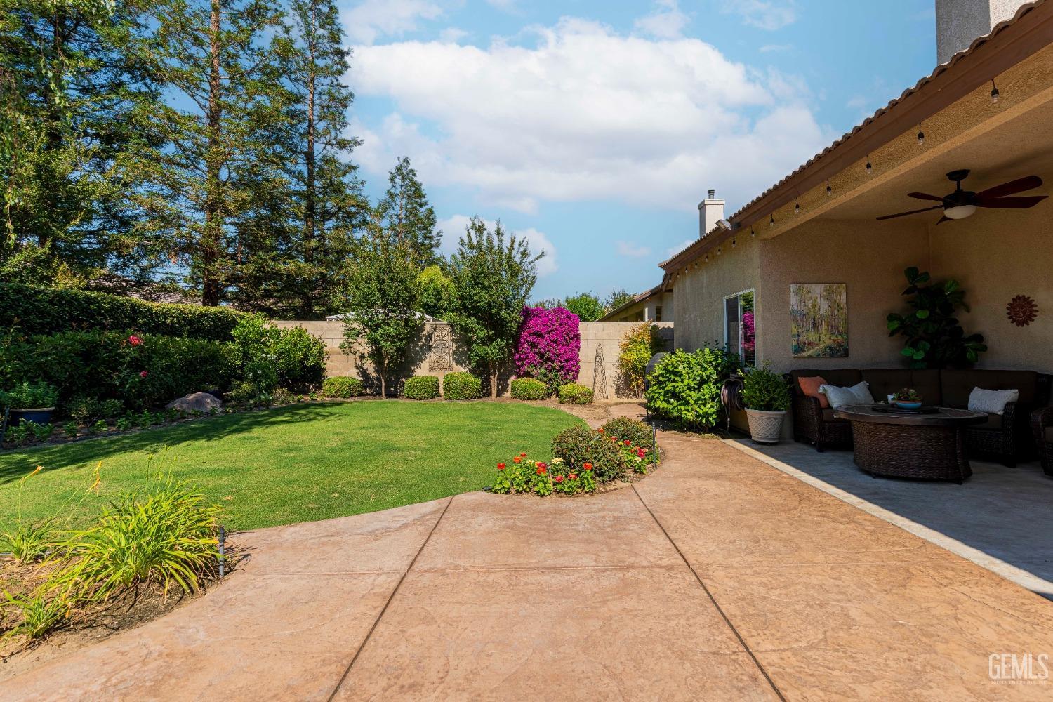 Undisclosed Address Bakersfield, CA 93312 - Photo 50 of 51 a view of a back yard of the house