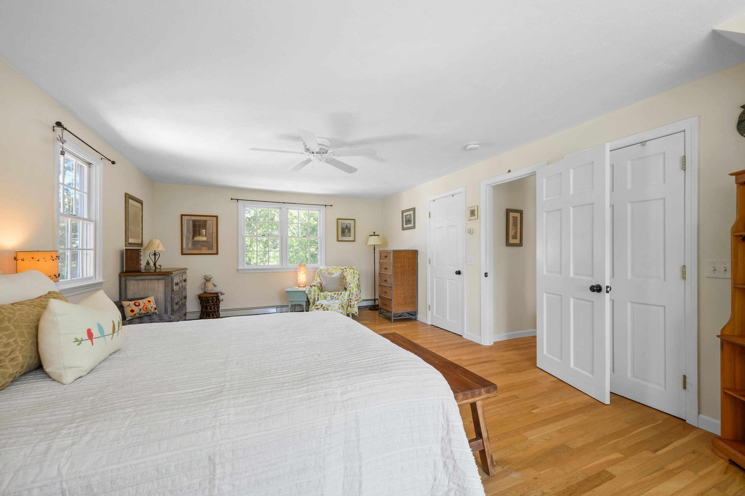 19 Burning Bush Way Brewster, MA 02631 - Photo 24 of 54 a bedroom with a bed and a window