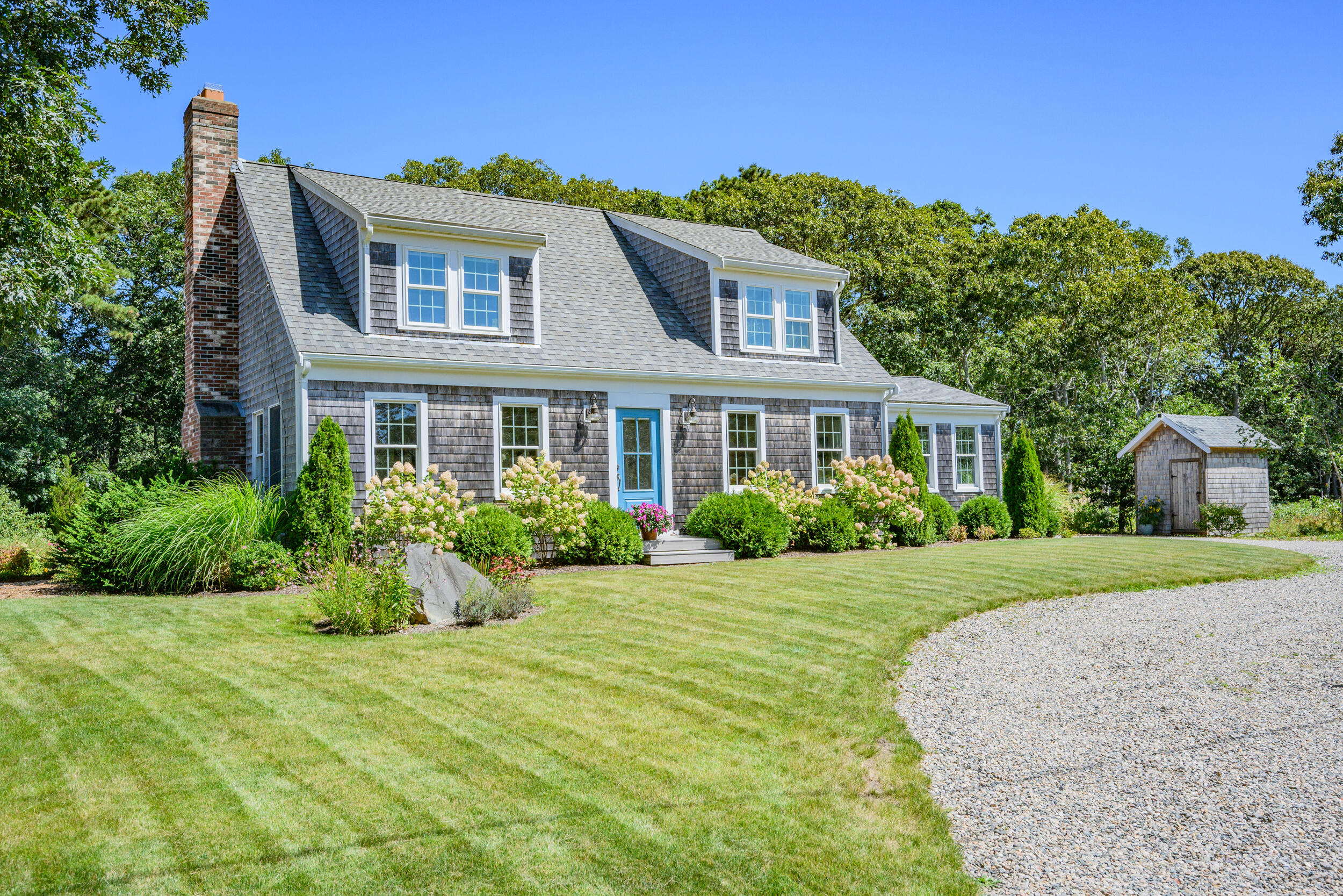 19 Burning Bush Way Brewster, MA 02631 - Photo 39 of 54 Front with horseshoe driveway