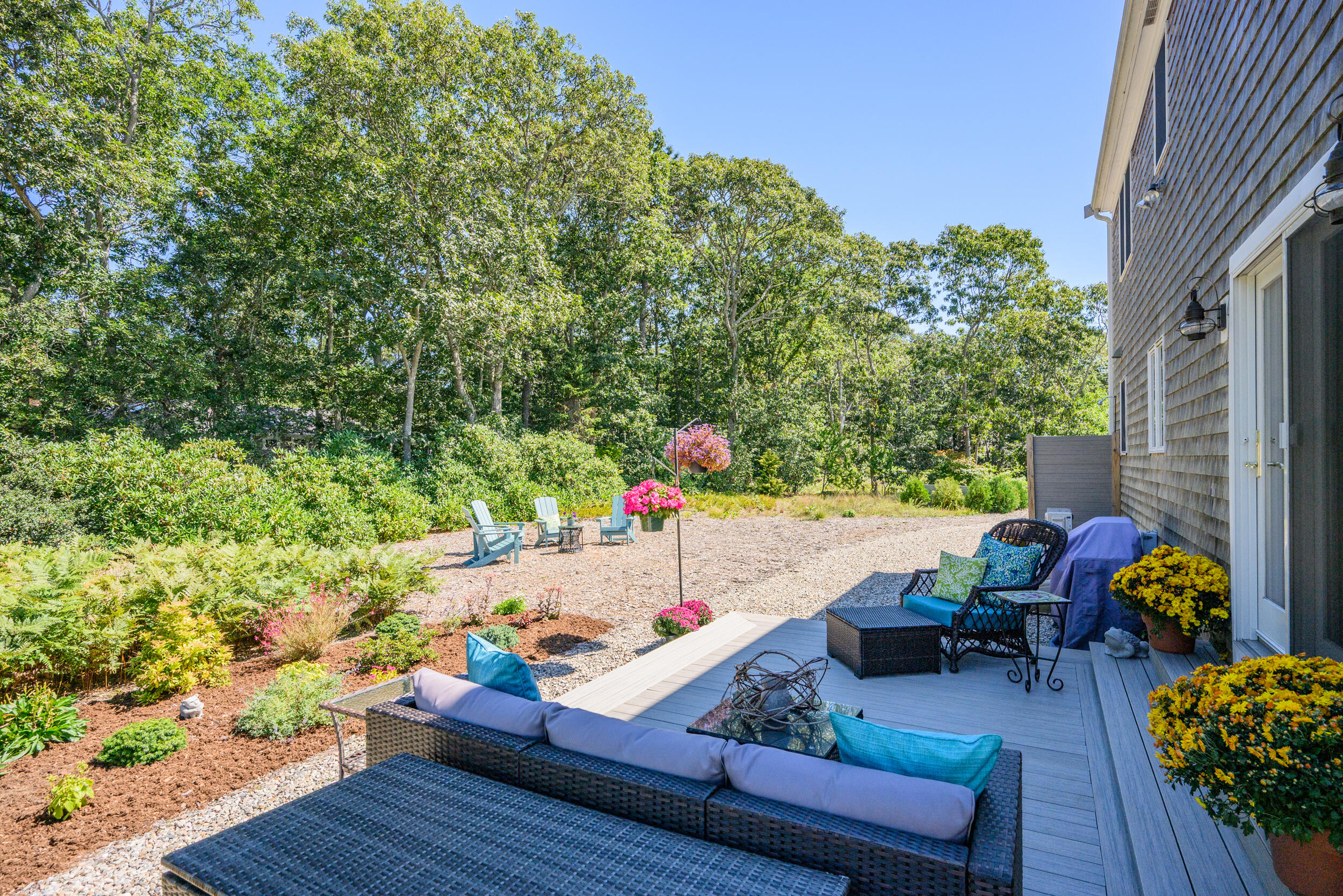 19 Burning Bush Way Brewster, MA 02631 - Photo 43 of 54 Deck and backyard