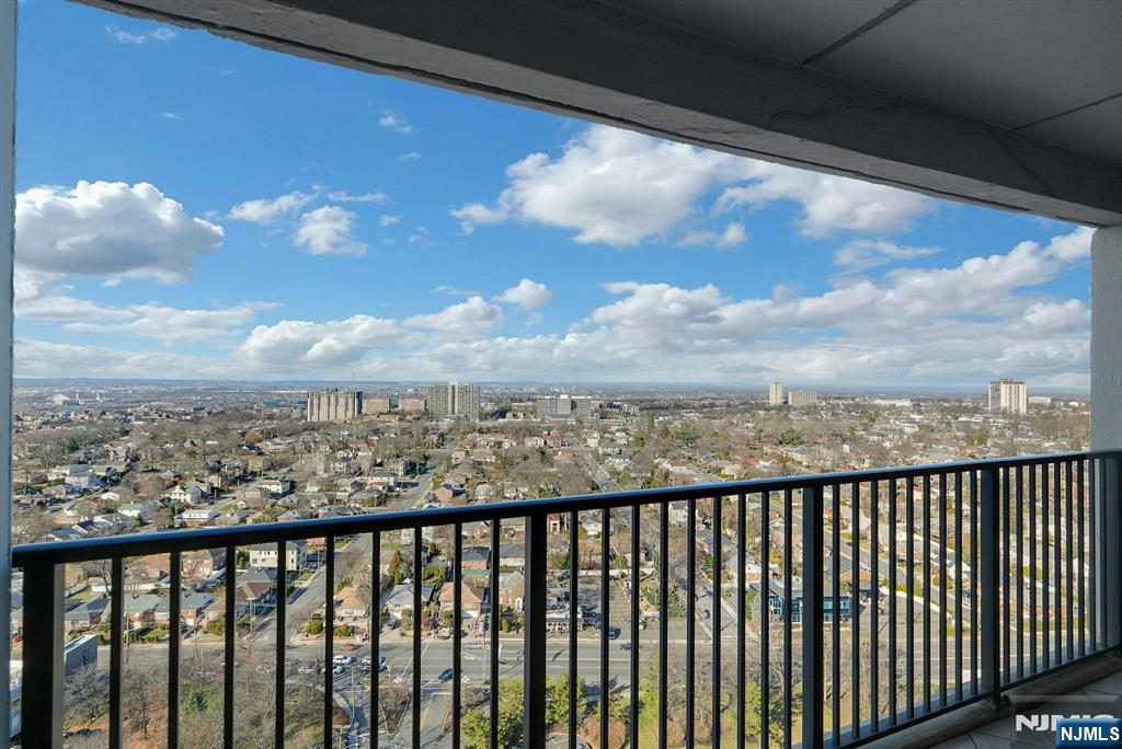 6 Horizon Road, Unit 2602 Fort Lee, NJ 07024 - Photo 35 of 45 a city view from a balcony
