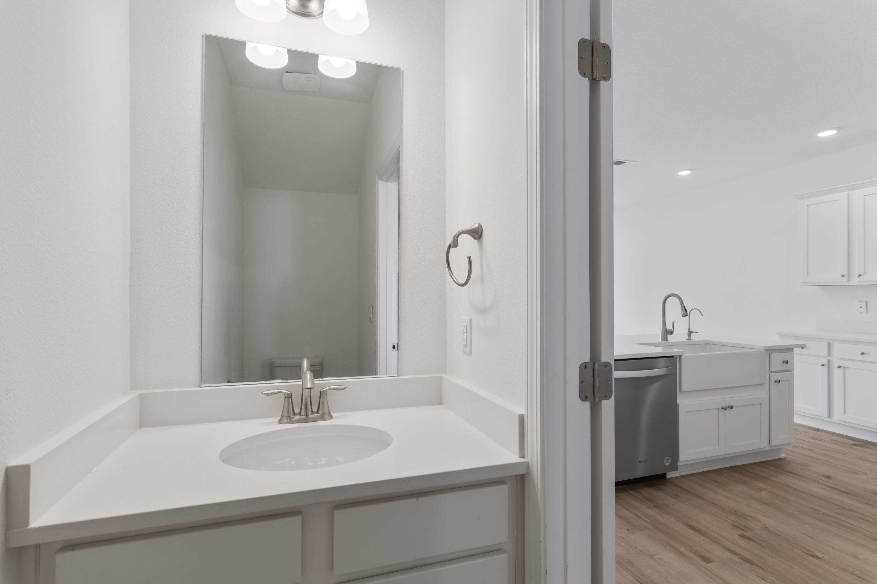 30 Redbird Loop Destin, FL 32541 - Photo 13 of 23 a view of bathroom with a sink and mirror