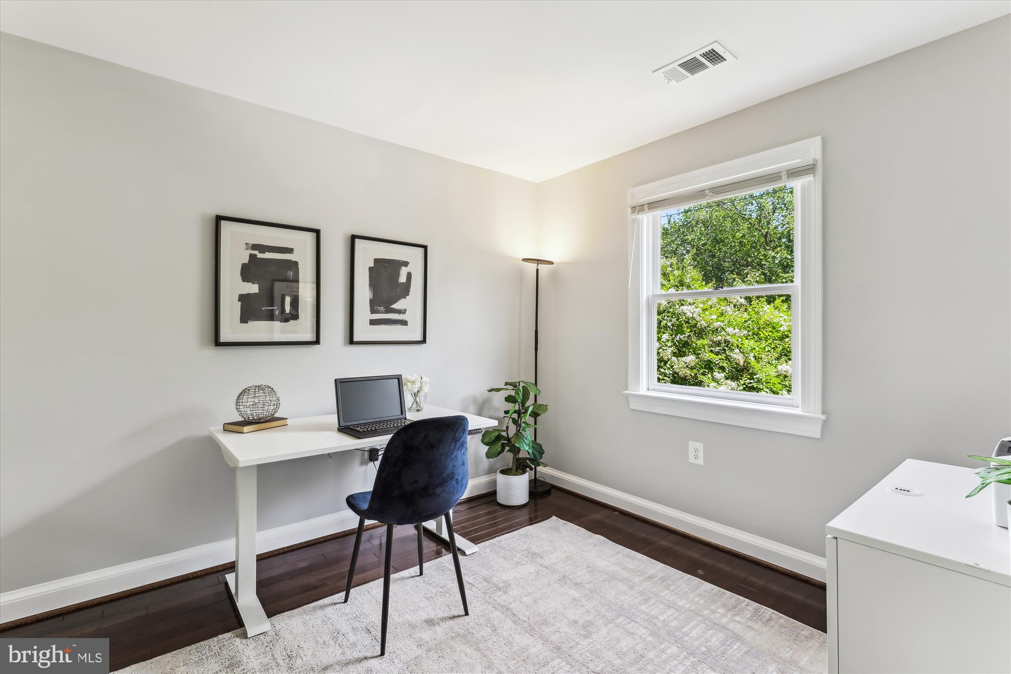 1406 Foxhall Road Northwest Washington, DC 20007 - Photo 15 of 41 a workspace with furniture and a window