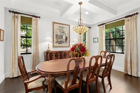 a kitchen with stainless steel appliances granite countertop a stove and a refrigerator