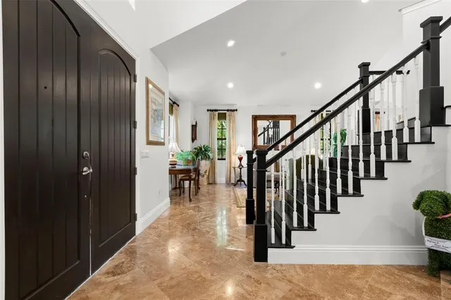 a view of entryway and hall