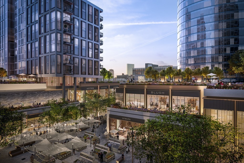 133 Seaport Boulevard, Unit 1017 Boston, MA 02210 - Photo 1 of 17 a balcony with outdoor seating and plants