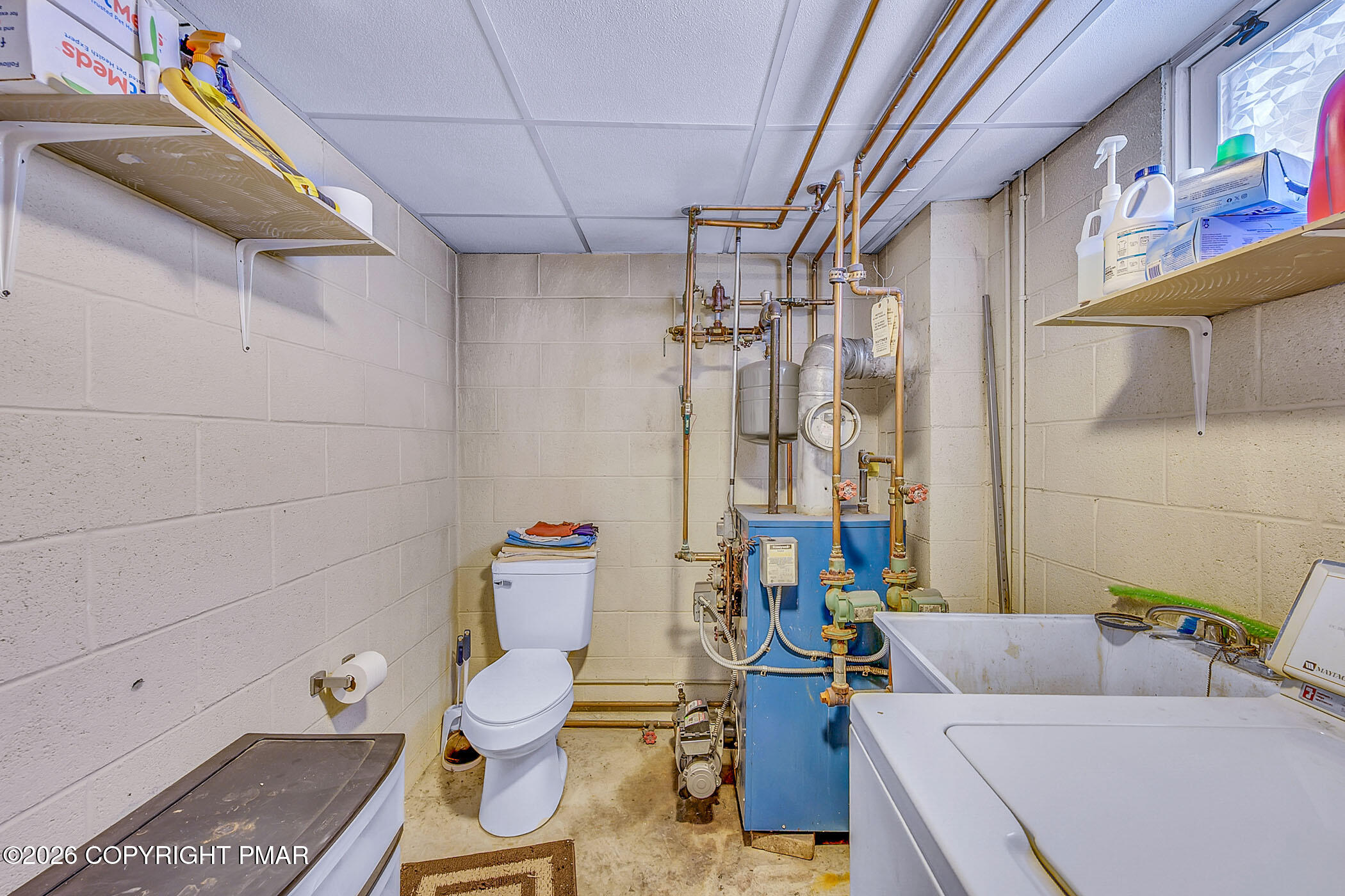 12 Coal Street Nesquehoning, PA 18240 - Photo 28 of 37 a bathroom with a sink toilet and shower