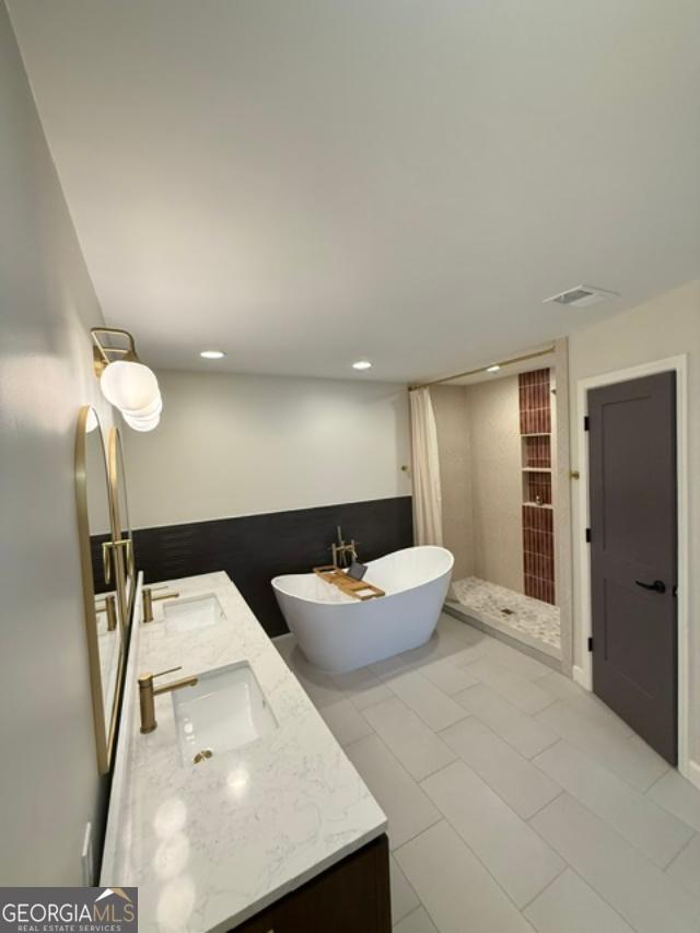 161 Hancock Road Williamson, GA 30292 - Photo 27 of 44 a living room with toilet and sink