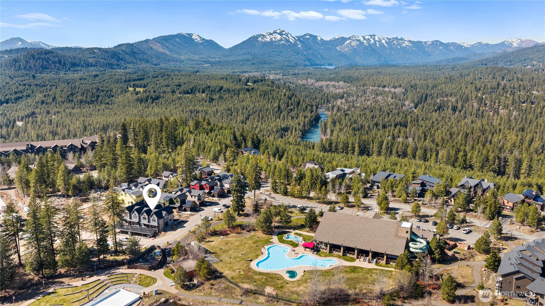 105 Riverbend Loop Cle Elum, WA 98922 - Photo 21 of 22 an aerial view of residential house with an outdoor space