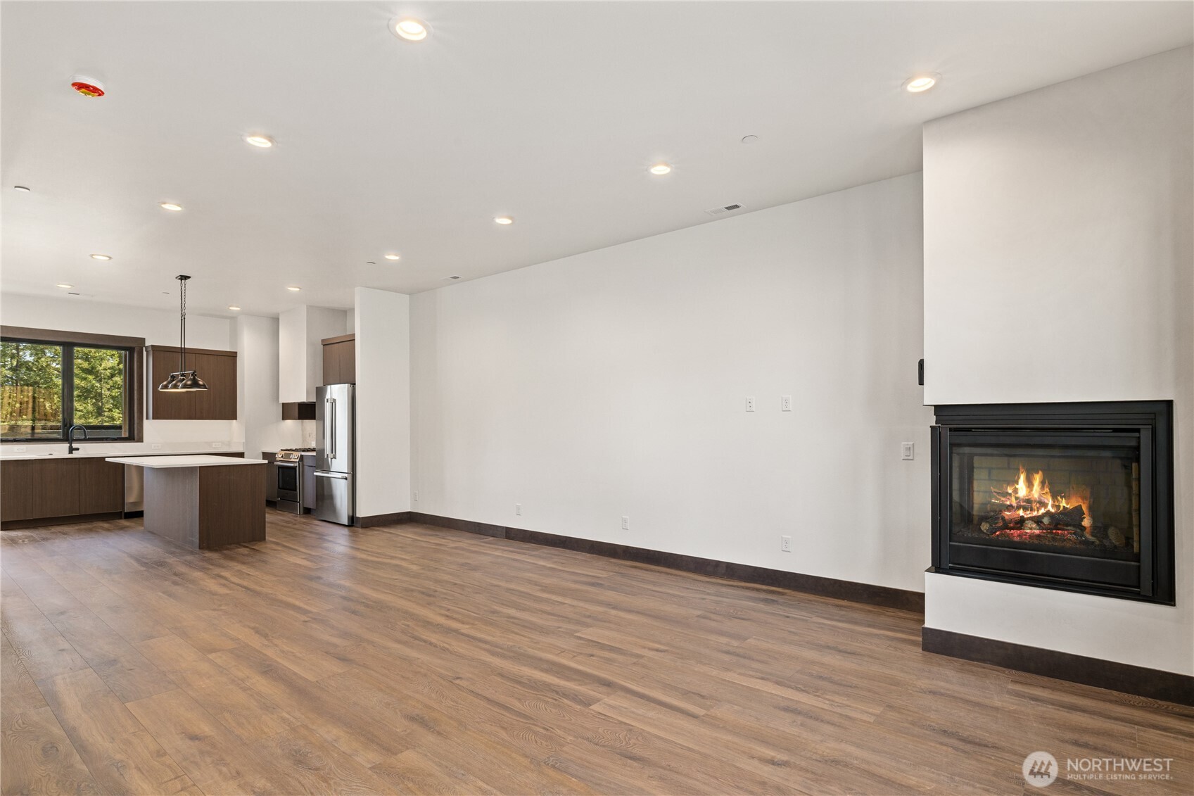 105 Riverbend Loop Cle Elum, WA 98922 - Photo 3 of 22 a view of kitchen with stainless steel appliances a refrigerator and a stove top oven