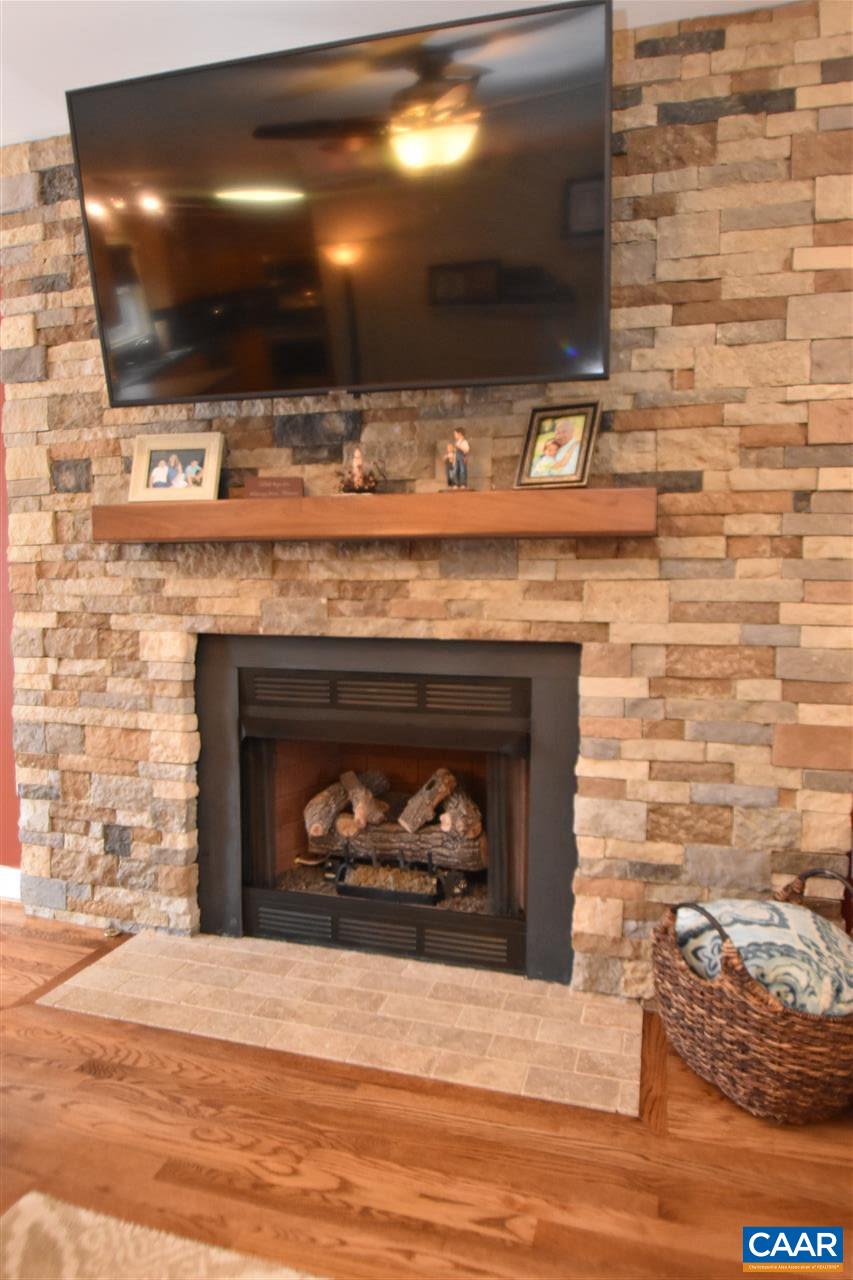 155 Pine Ridge Road Faber, VA 22938 - Photo 5 of 30 a living room with a fireplace and a flat screen tv