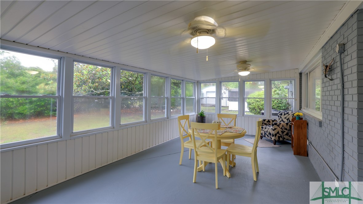 13605 Rockingham Road Savannah, GA 31419 - Photo 31 of 39 Newly painted sunroom floor