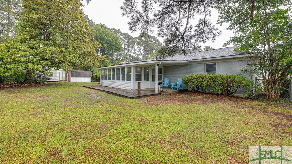 13605 Rockingham Road Savannah, GA 31419 - Photo 35 of 39 Low maintenance fully fenced backyard