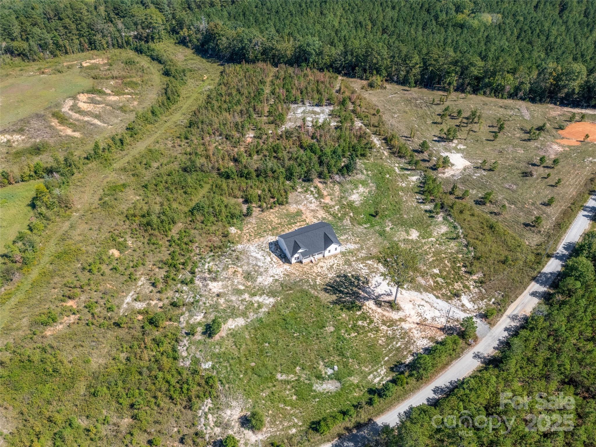 4822 Bull Run Road Blackstock, SC 29014 - Photo 30 of 34 a view of a backyard of the house