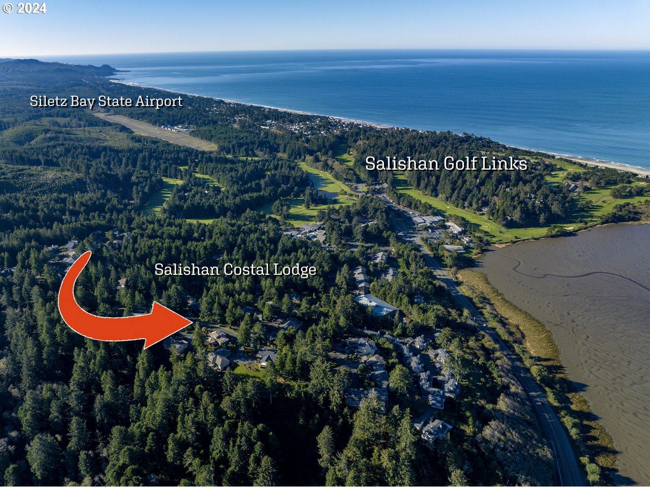 425 Surf View Drive Siletz, OR 97380 - Photo 5 of 15 a outdoor view of a lake and a mountain view
