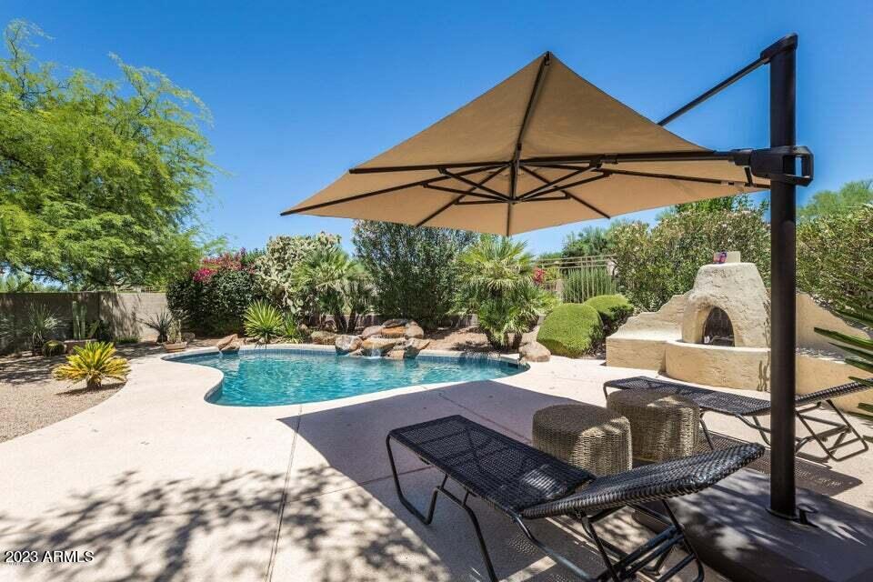 7338 East Wingspan Way Scottsdale, AZ 85255 - Photo 23 of 32 a view of yard with patio