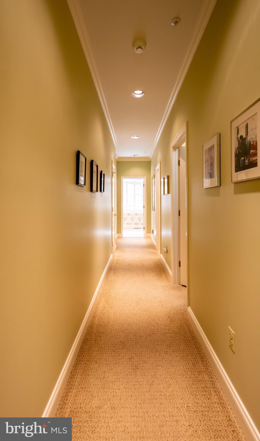 8 Roland Green, Unit 4 Baltimore, MD 21210 - Photo 41 of 76 Hallway from Primary BR to Office/Sitting Room