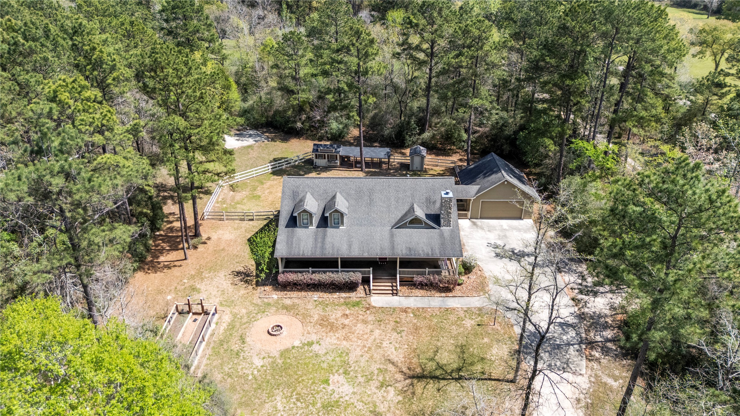 12062 Ike White Road Conroe, TX 77303 - Photo 2 of 37 Aerial photo.