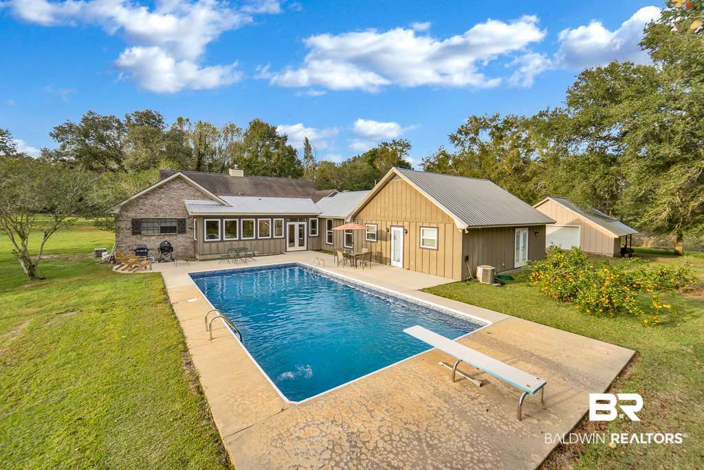 15710 Old Pierce Road Fairhope, AL 36532 - Photo 27 of 38 Rear View of Home