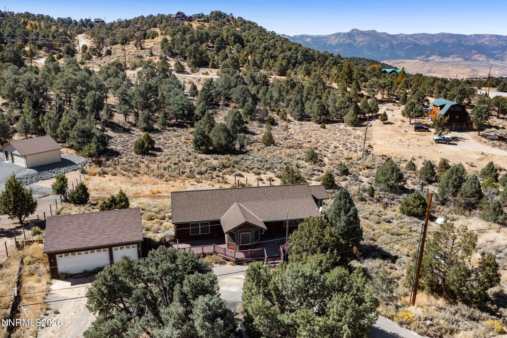21361 Crestview Road Reno, NV 89521 - Photo 21 of 36 Aerial View Mountain Backdrop