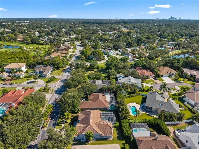 a view of a city with ocean view