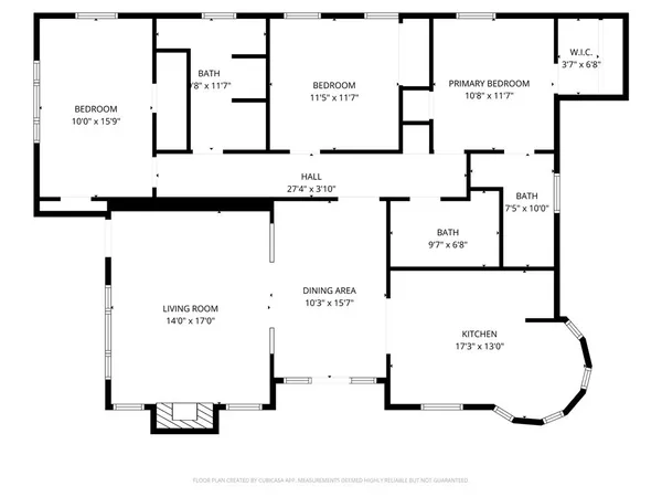 a picture of a floor plan