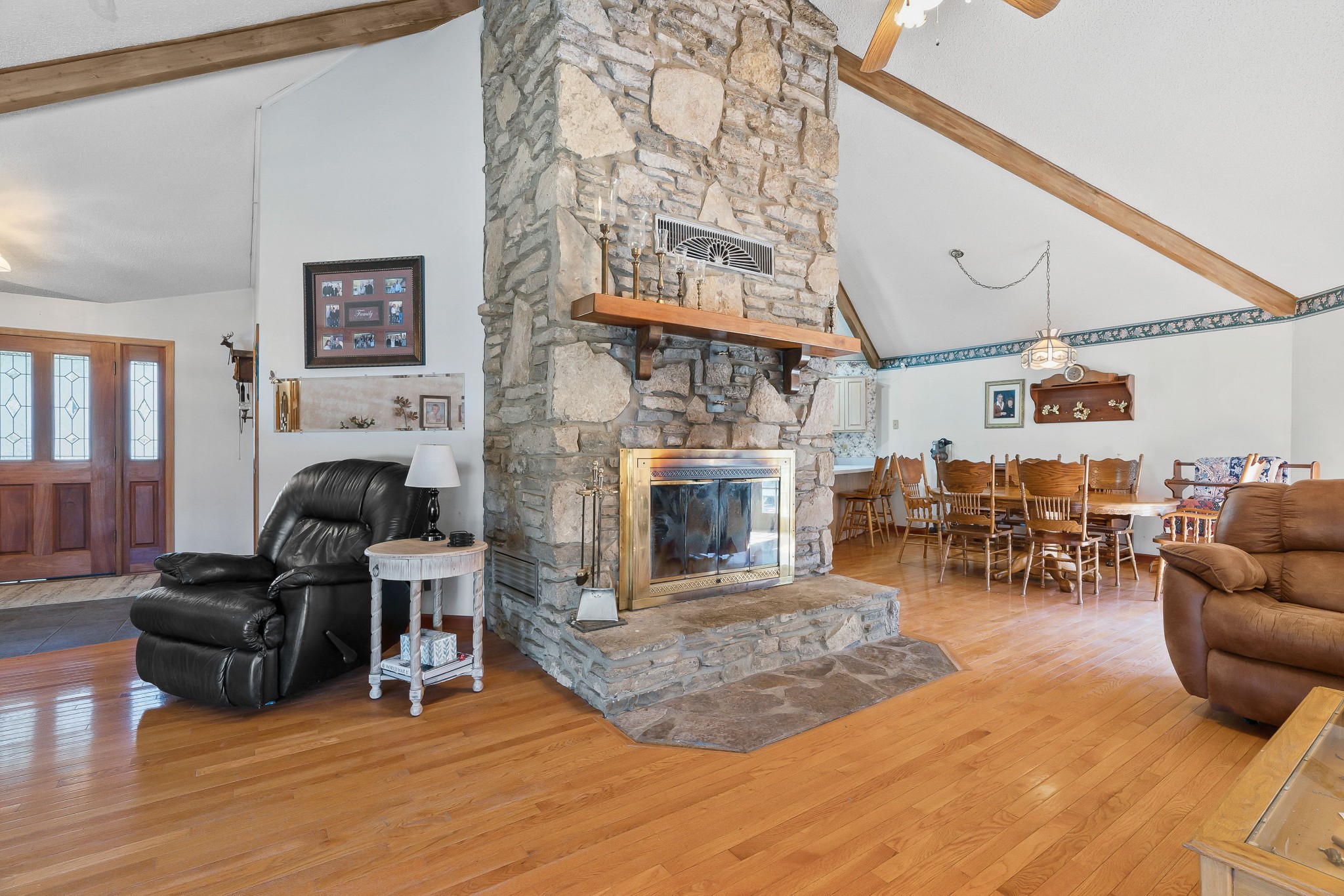2019 Carpenter Bridge Road Columbia, TN 38401 - Photo 36 of 69 a living room with furniture and a fireplace