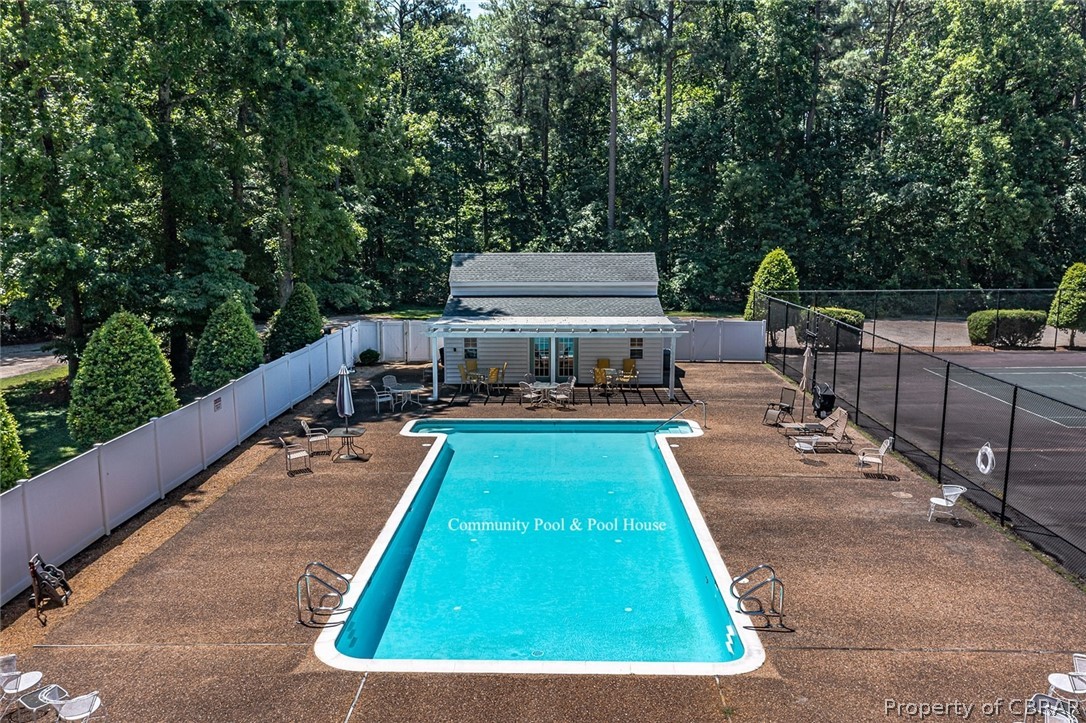 5818 Rivers Landing Terrace, Unit 5818 White Stone, VA 22578 - Photo 47 of 50 View of pool featuring a patio area