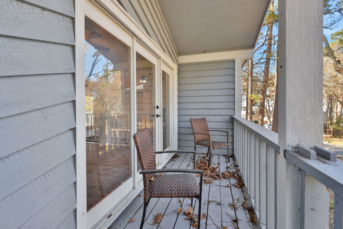 330 North Fairway Loop Coldspring, TX 77331 - Photo 13 of 40 a view of balcony with furniture