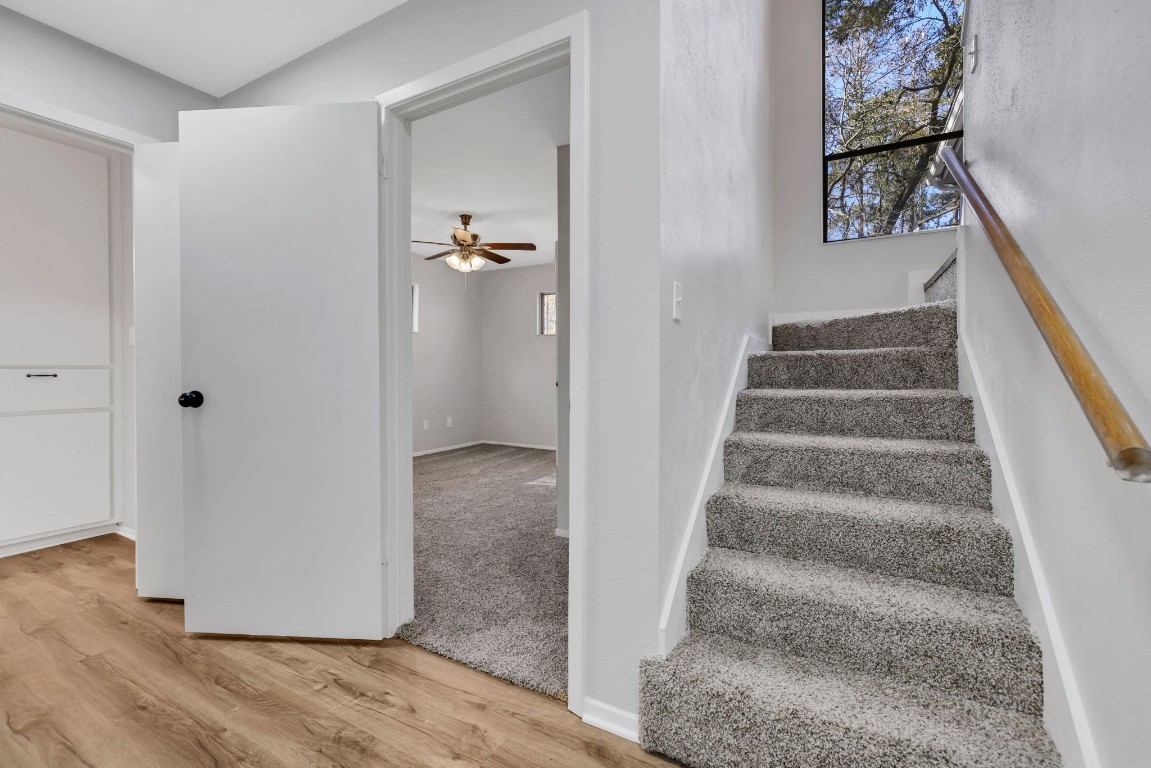 330 North Fairway Loop Coldspring, TX 77331 - Photo 22 of 40 a view of an entryway with wooden floor