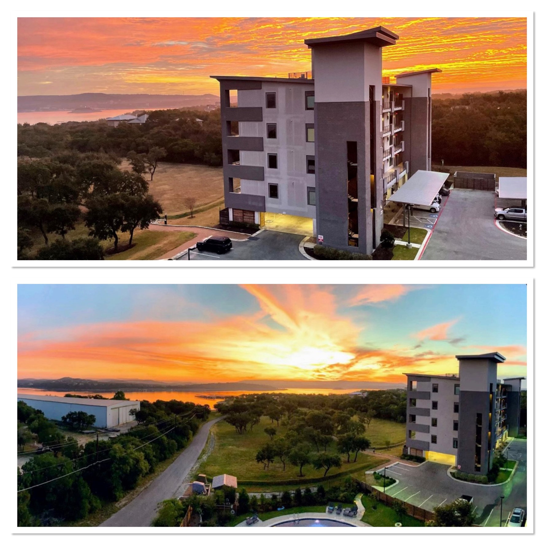 5921 Hiline Road, Unit 1501 Austin, TX 78734 - Photo 28 of 38 a view of a city with an ocean view