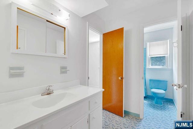 516 Knickerbocker Road Cresskill, NJ 07626 - Photo 24 of 31 a bathroom with a sink and a toilet