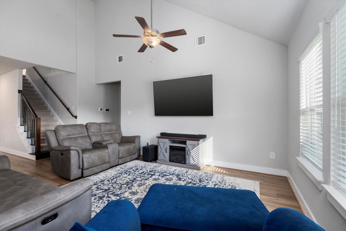17828 Hanson Ridge Drive Montgomery, TX 77316 - Photo 8 of 47 a bedroom with furniture and a flat screen tv