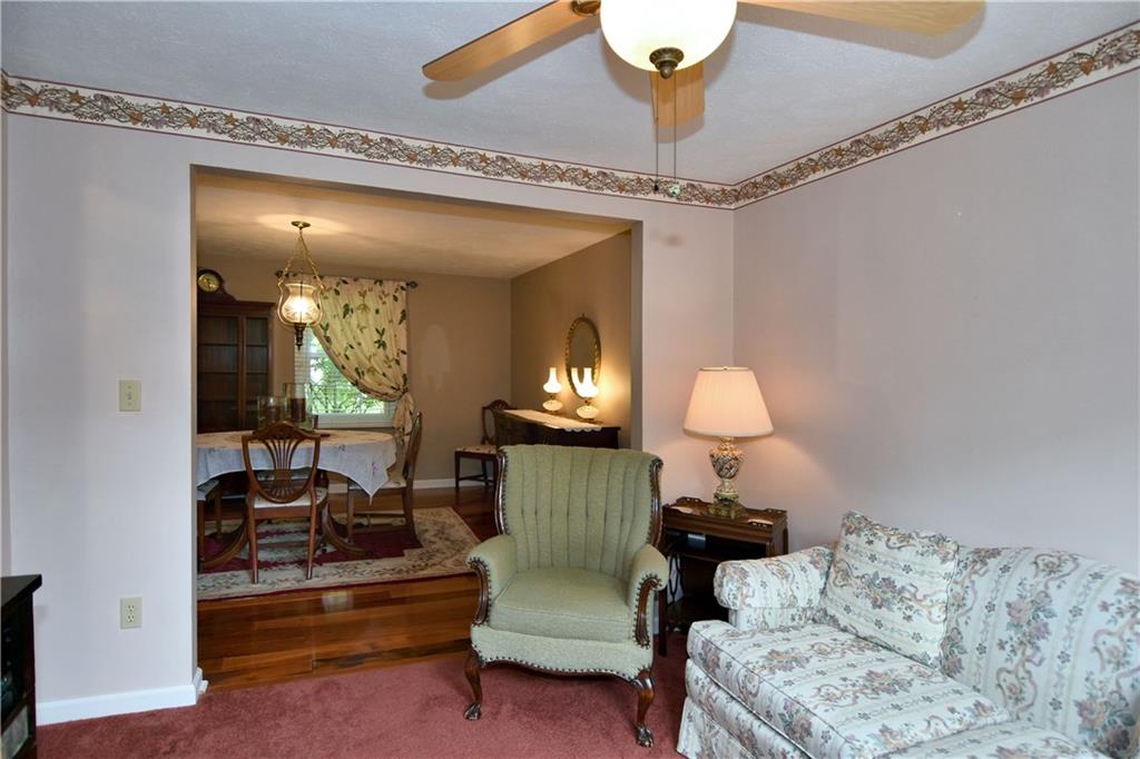 315 Ritter Road South Sewickley, PA 15143 - Photo 11 of 25 The living room also opens to the dining room for ease of entertaining.