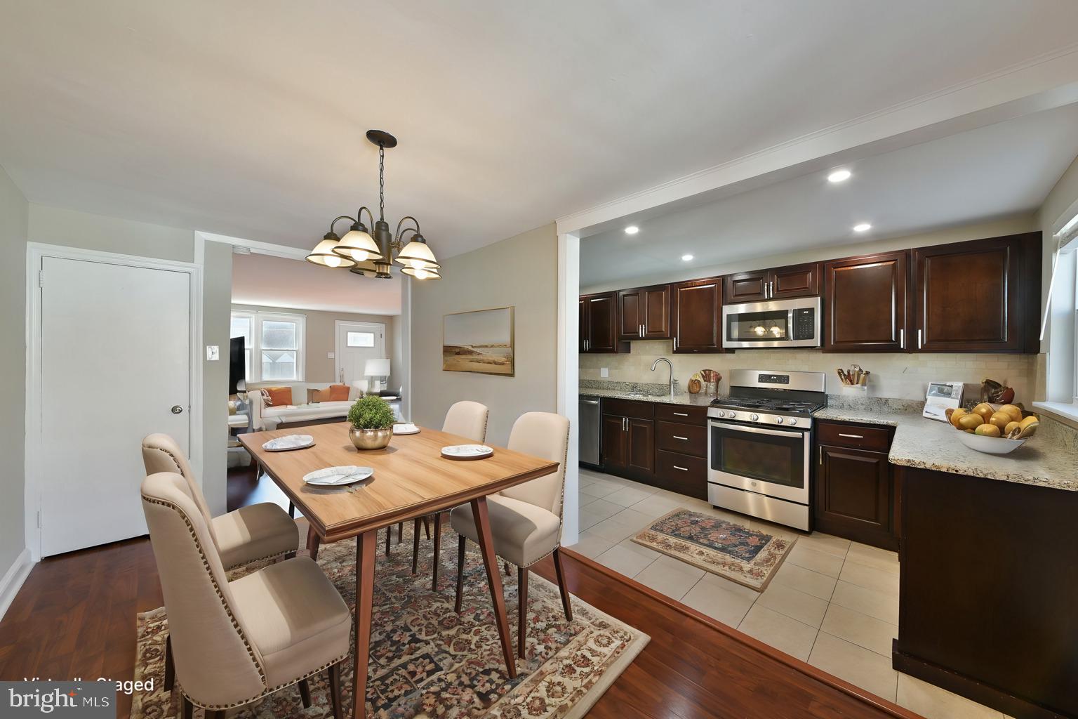 1377 Farrington Road Philadelphia, PA 19151 - Photo 7 of 21 Dining Room Open to Kitchen