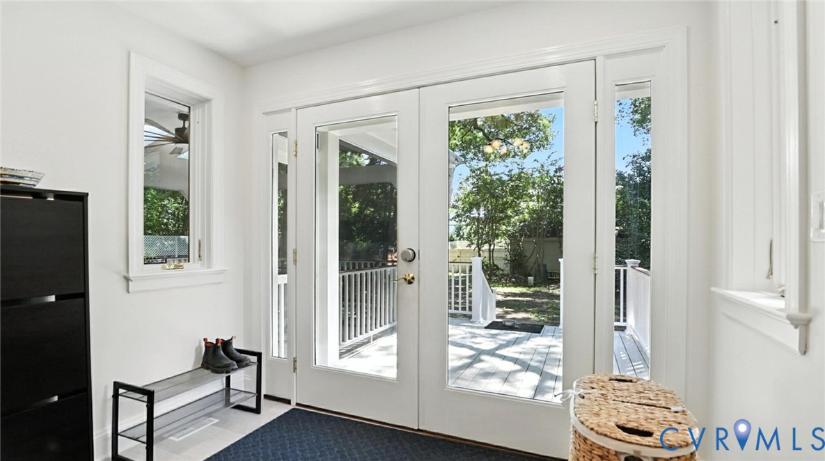 3321 Gloucester Road Richmond, VA 23227 - Photo 12 of 38 Doorway to outside with french doors