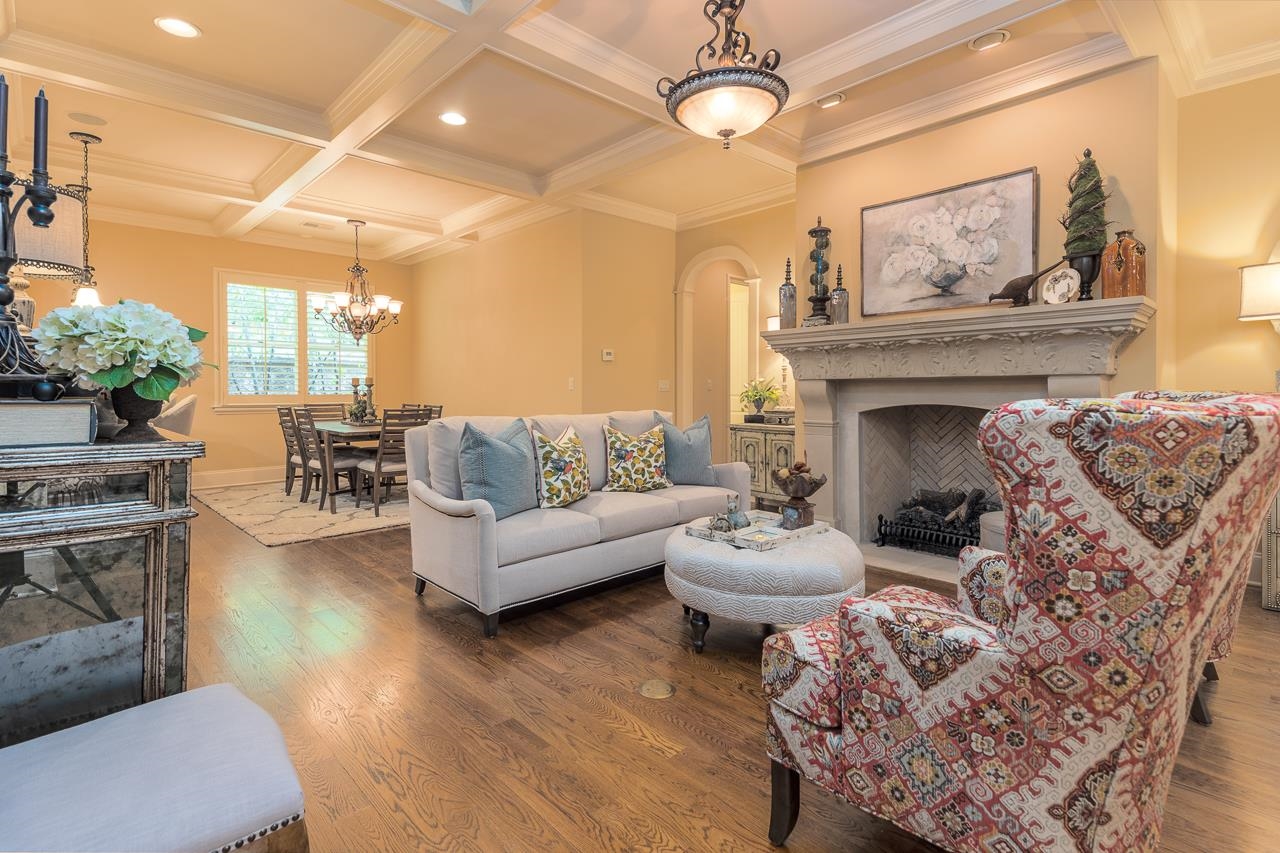4600 Maple Glen Court Lakeland, TN 38002 - Photo 15 of 40 a living room with furniture and a fireplace