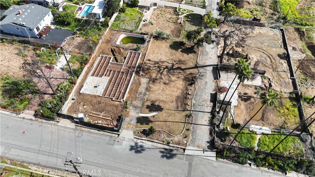 2560 Maiden Lane Altadena, CA 91001 - Photo 3 of 19 an aerial view of a house with a yard and garden