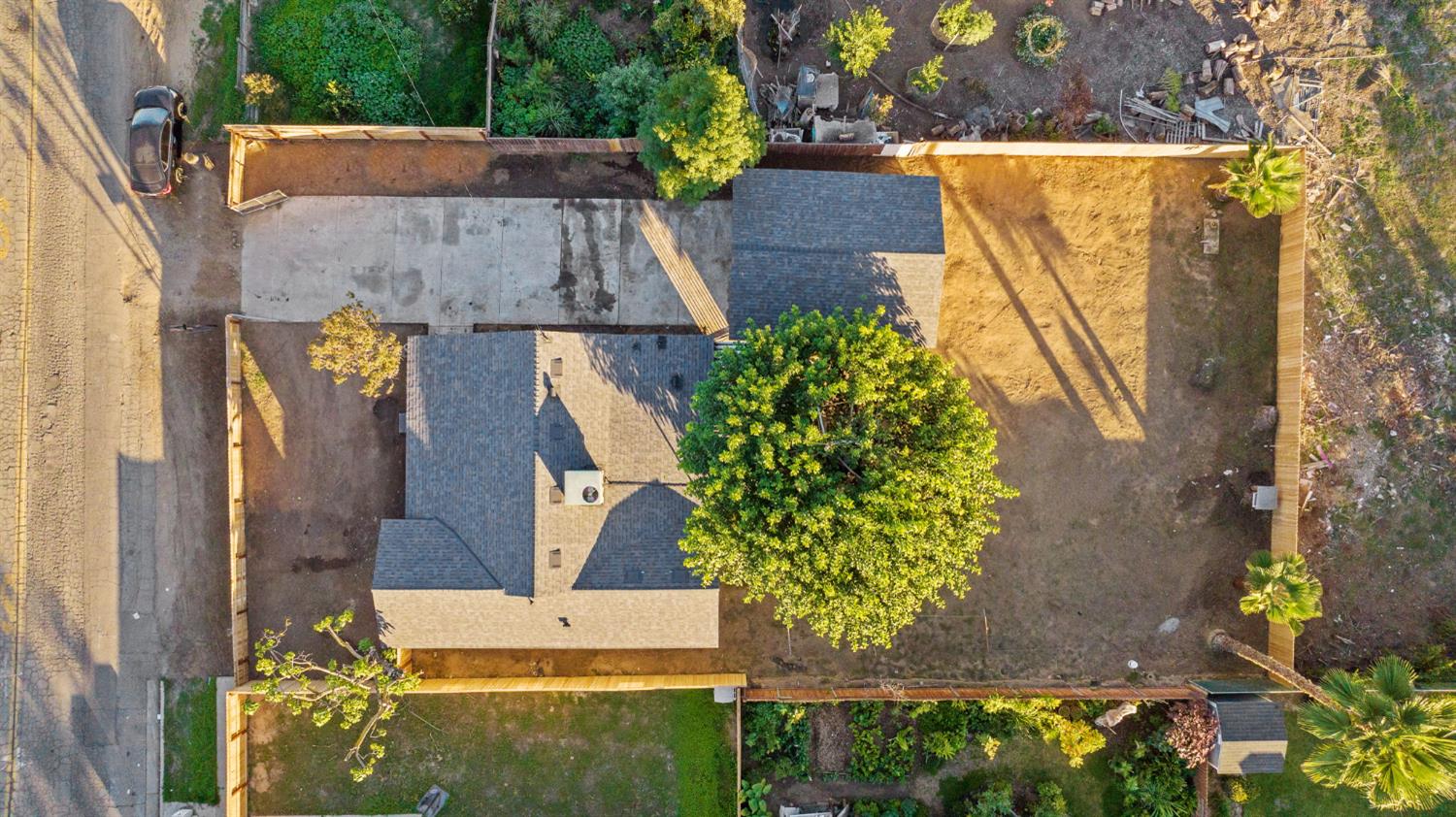 4722 East Florence Avenue Fresno, CA 93725 - Photo 46 of 51 an aerial view of a house with a yard